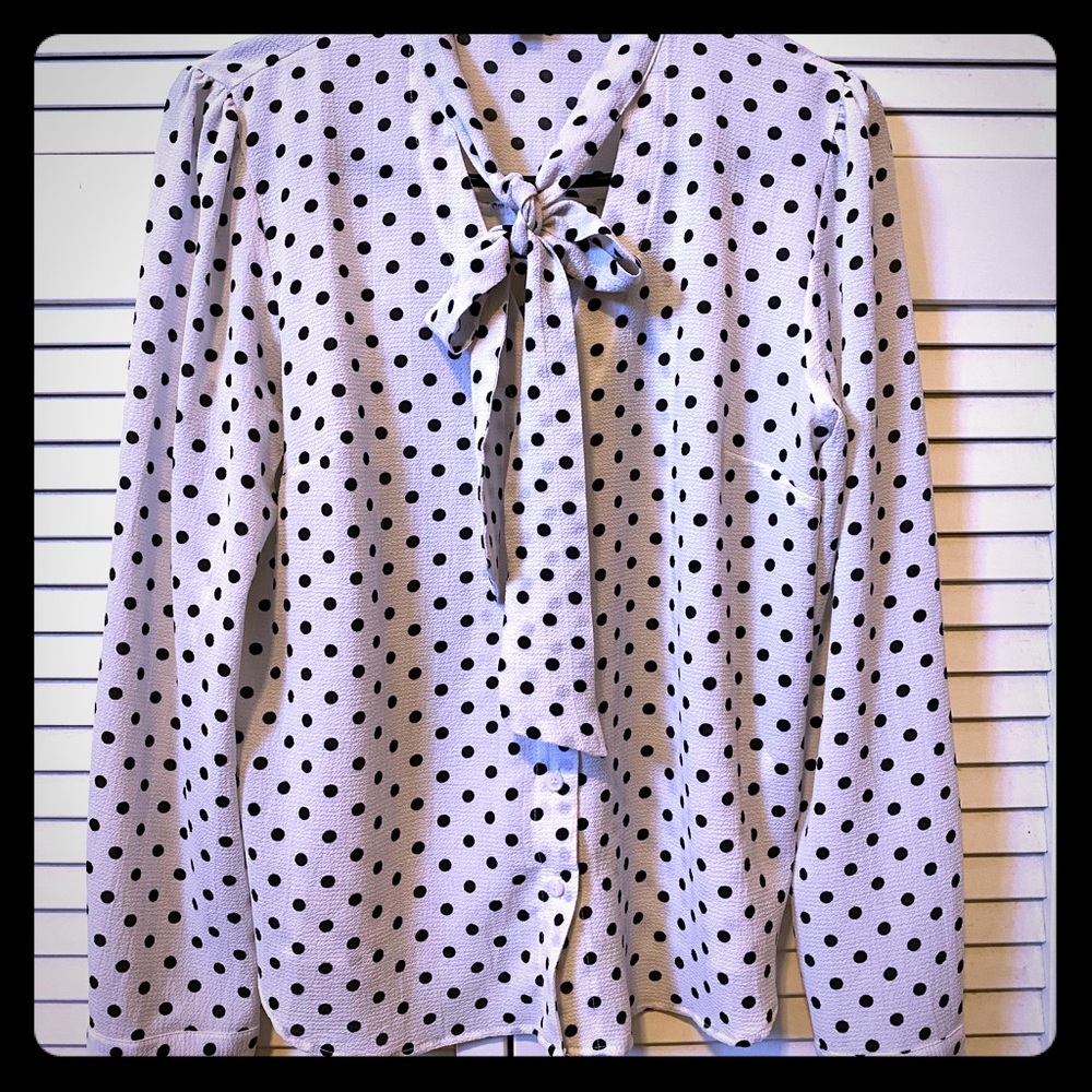 Forever 21 Polka Dot Blouse